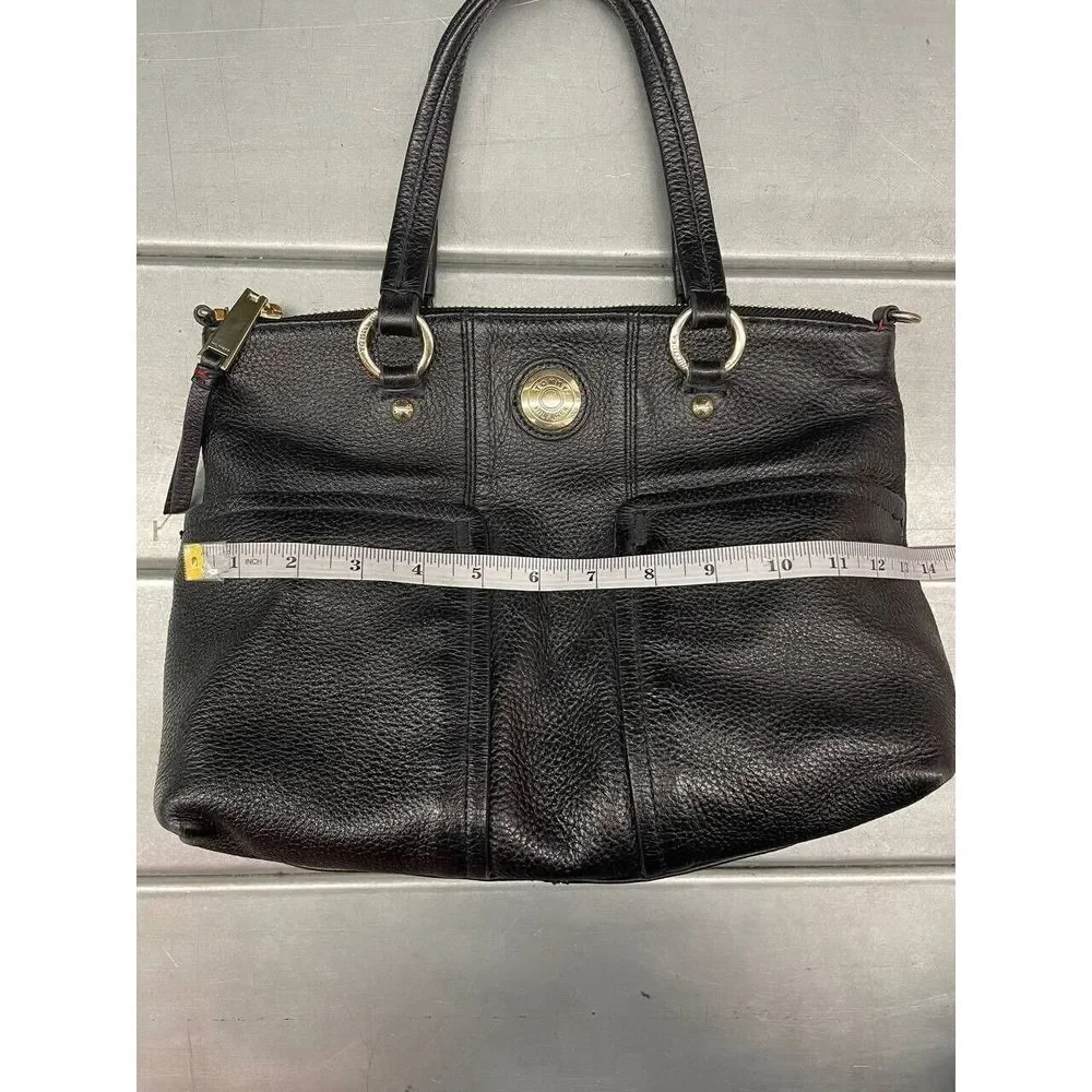 Tommy Hilfiger Black Pebbled Leather‎ Handbag